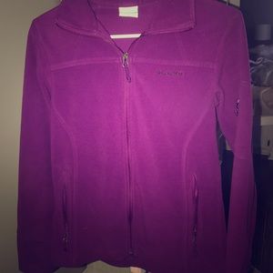 Purple Columbia zip up jacket